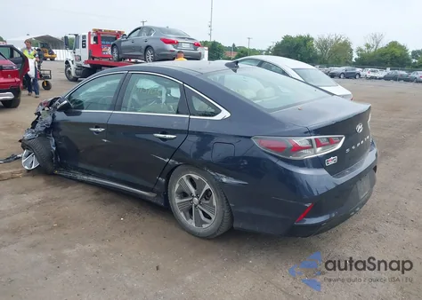 2018 Hyundai Sonata Hybrid Limited from USA, damaged, VIN KMHE34L31JA087408